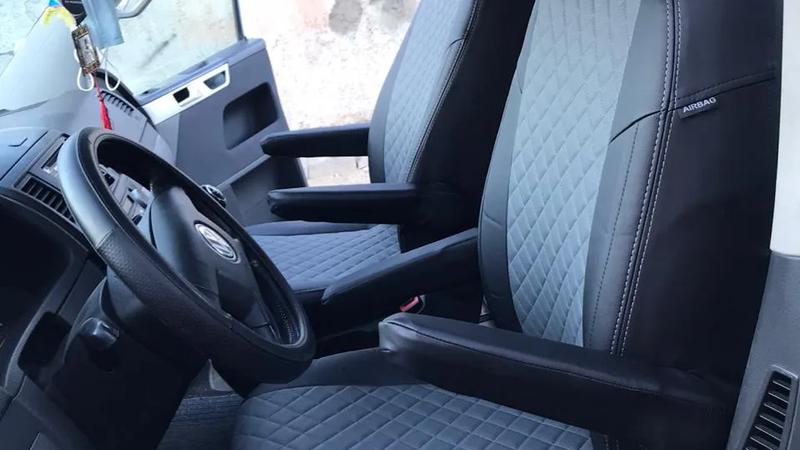 Авточехлы для Volkswagen T-6 Multivan 7 мест (2015+)