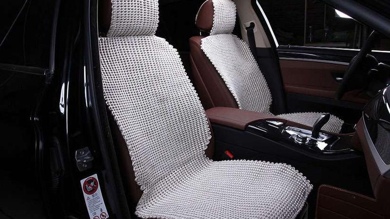 Комплект плетеных накидок на сиденья автомобиля
