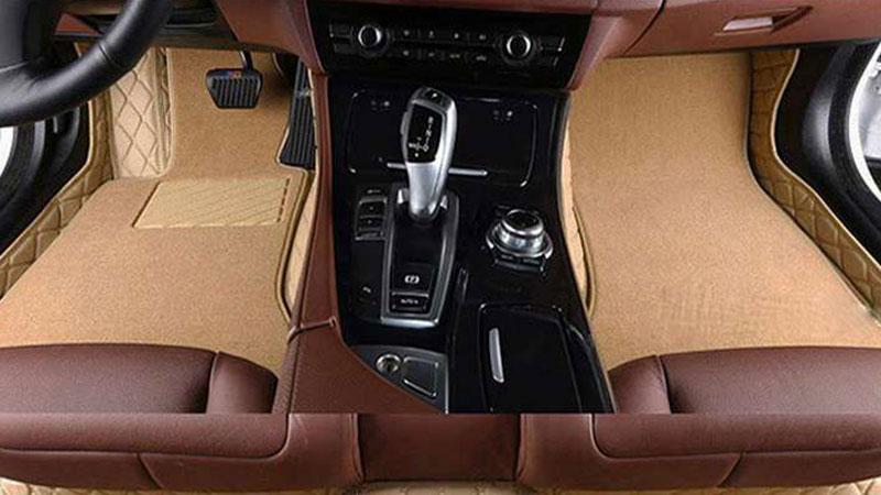 Коврик для BMW 7L SERIES (F02) 2008-2015 (кожа + текстиль)